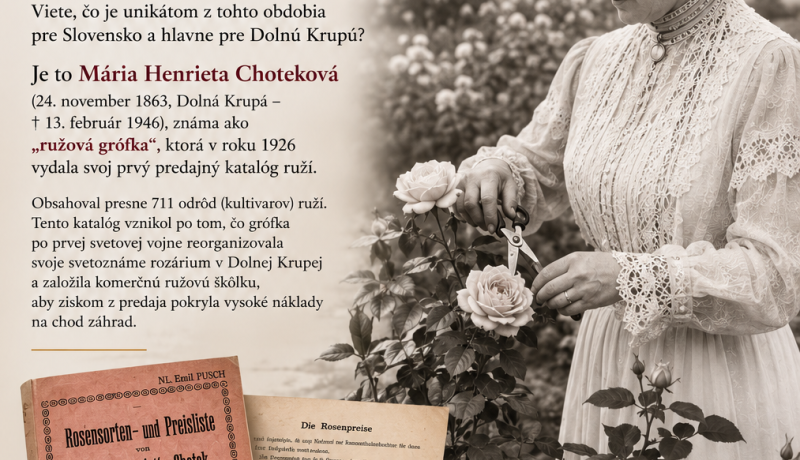 1926 predajný katalóg ruží Chotekovej
